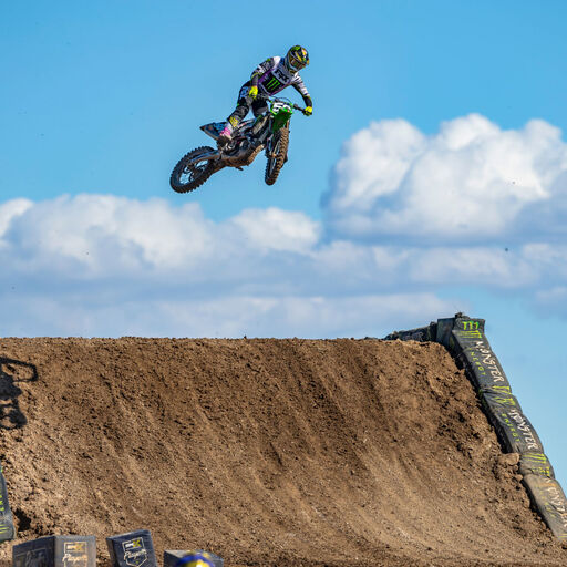 Seth Hammaker taking a jump