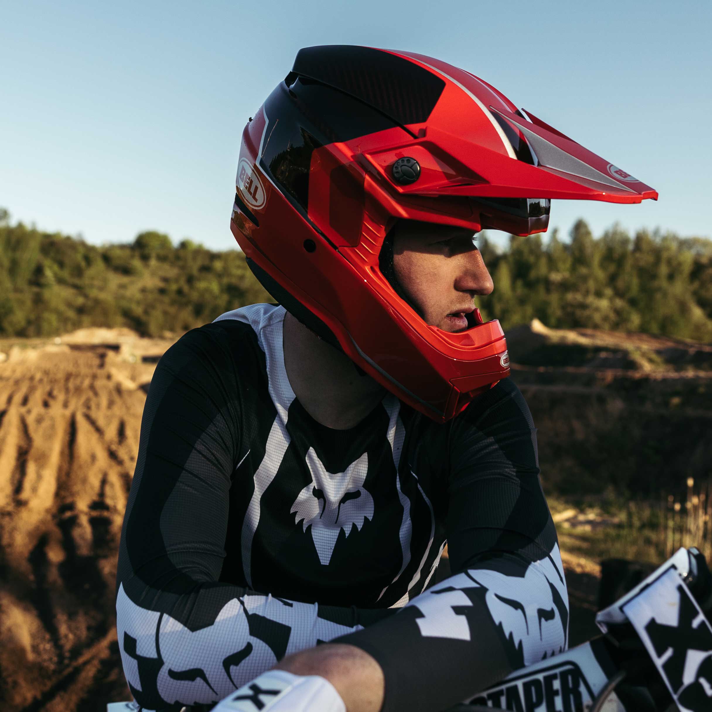 Man wearing Moto 10 GP